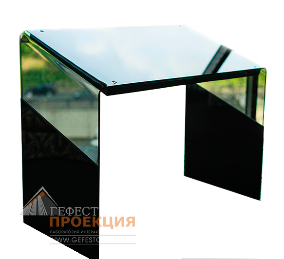 Интерактивный стол DEDAL BLACK GLASS 42