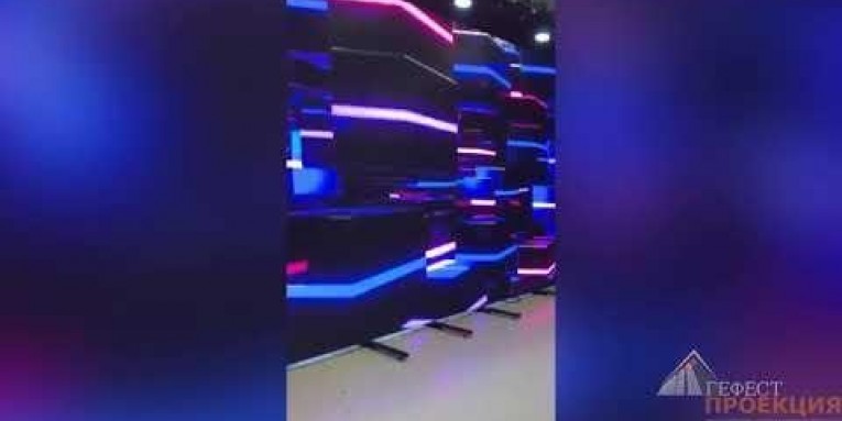 Наша компания предоставила в аренду светодиодный экран 8*4 метра