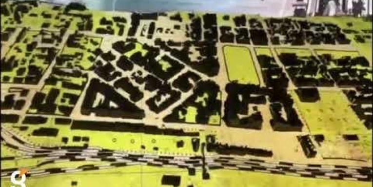 3D mapping на макет в музей Сталинградской битвы в городе Волгоград